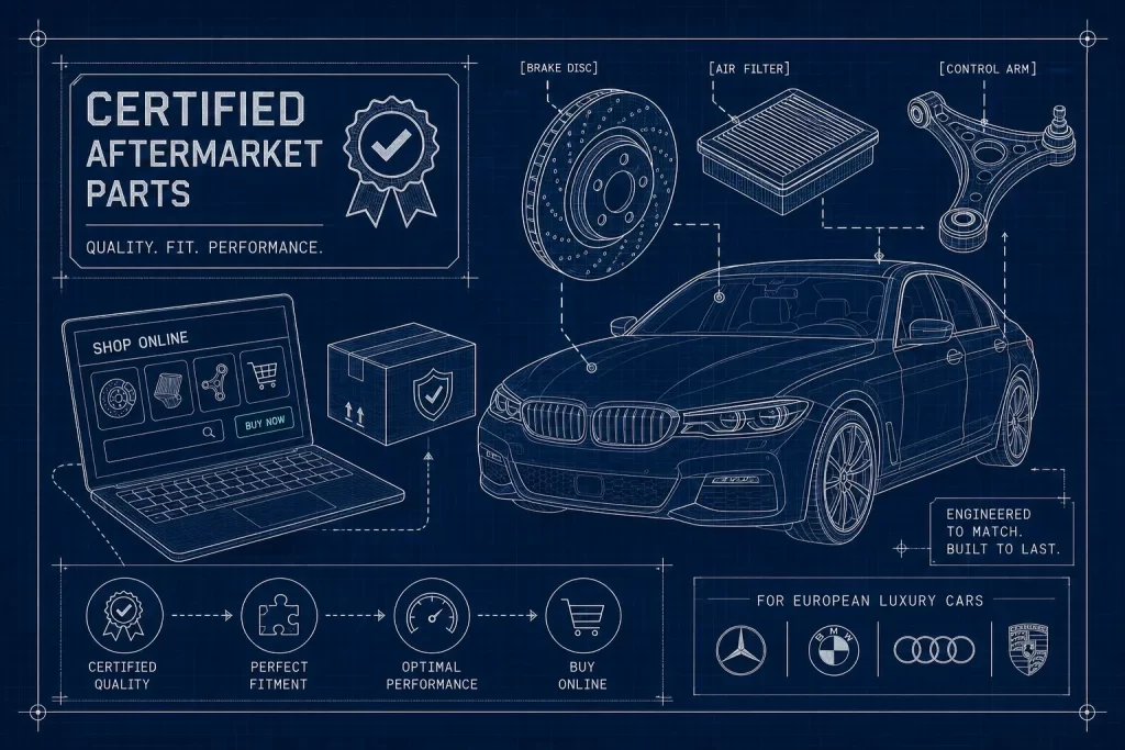 certified aftermarket parts for european luxury cars where to buy online 1782730369617