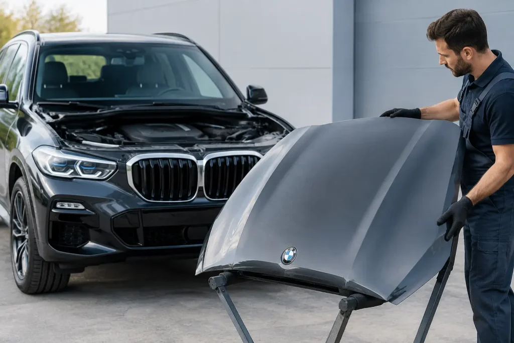 BMW X5 Hood Replacement: Fitment Before Finish