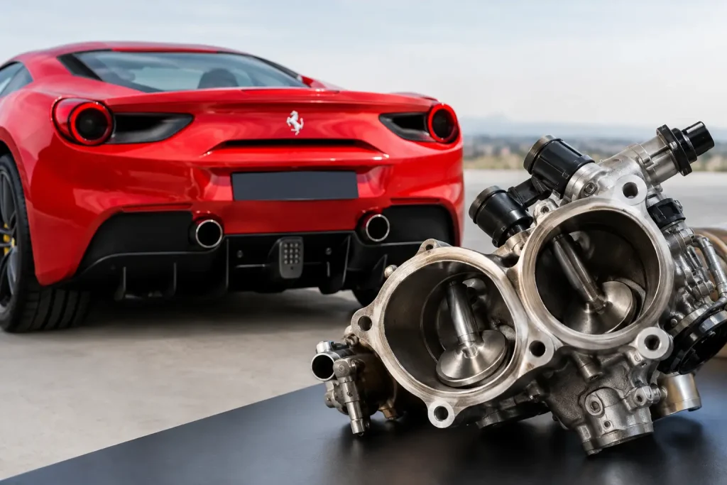 Ferrari 488 Exhaust Valves and Their Purpose